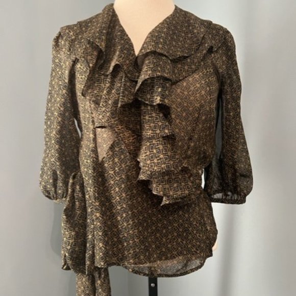 Ralph Lauren Women's Wrap Blouse - Picture 1 of 8